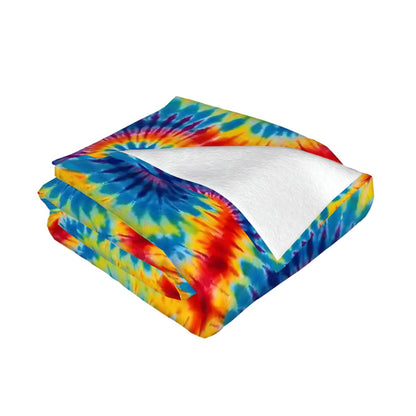Soft Flannel Blanket - Tie Dye Collection, Tie dye blanket, tie dye throw, tie dye bedspread