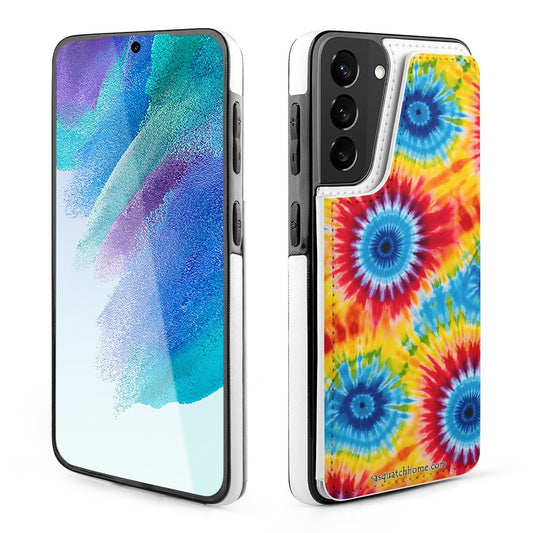 Samsung  S21 Ultra, Phone Case / Flip Cover Wallet - Tie Dye 19 Designs