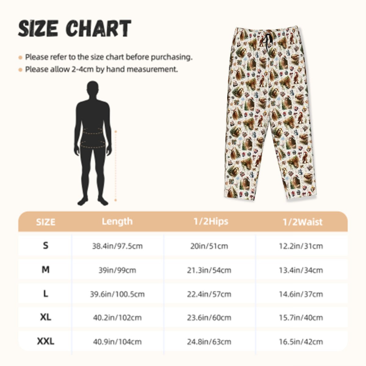 21 Bigfoot Sasquatch Designs, Women's Pajama Pants