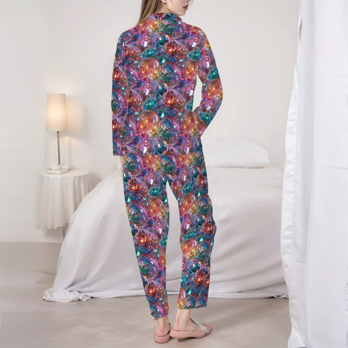 Hippie Bigfoot Sasquatch, Women’s Long Sleeved Pajama Set