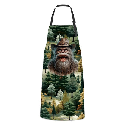 Mountain Sasquatch Waterproof Apron with Pockets