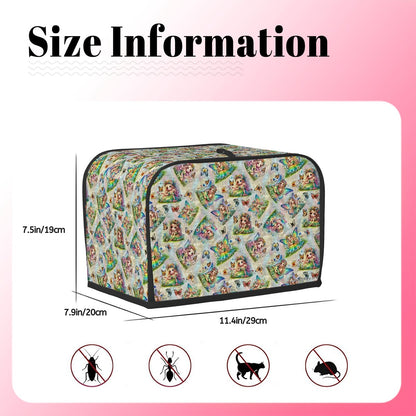 6 Fairy Designs, 2 Slice Toaster Cover
