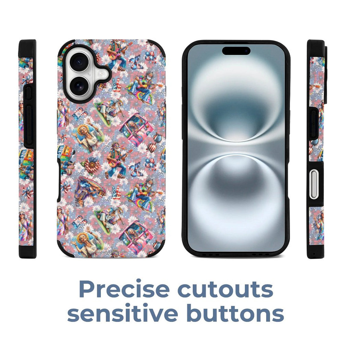 8 Patriot Designs, Microfiber iPhone 16 Cases