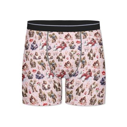 Bigfoot, Sasquatch Men's Silky Extended Boxer Briefs - 19 Designs