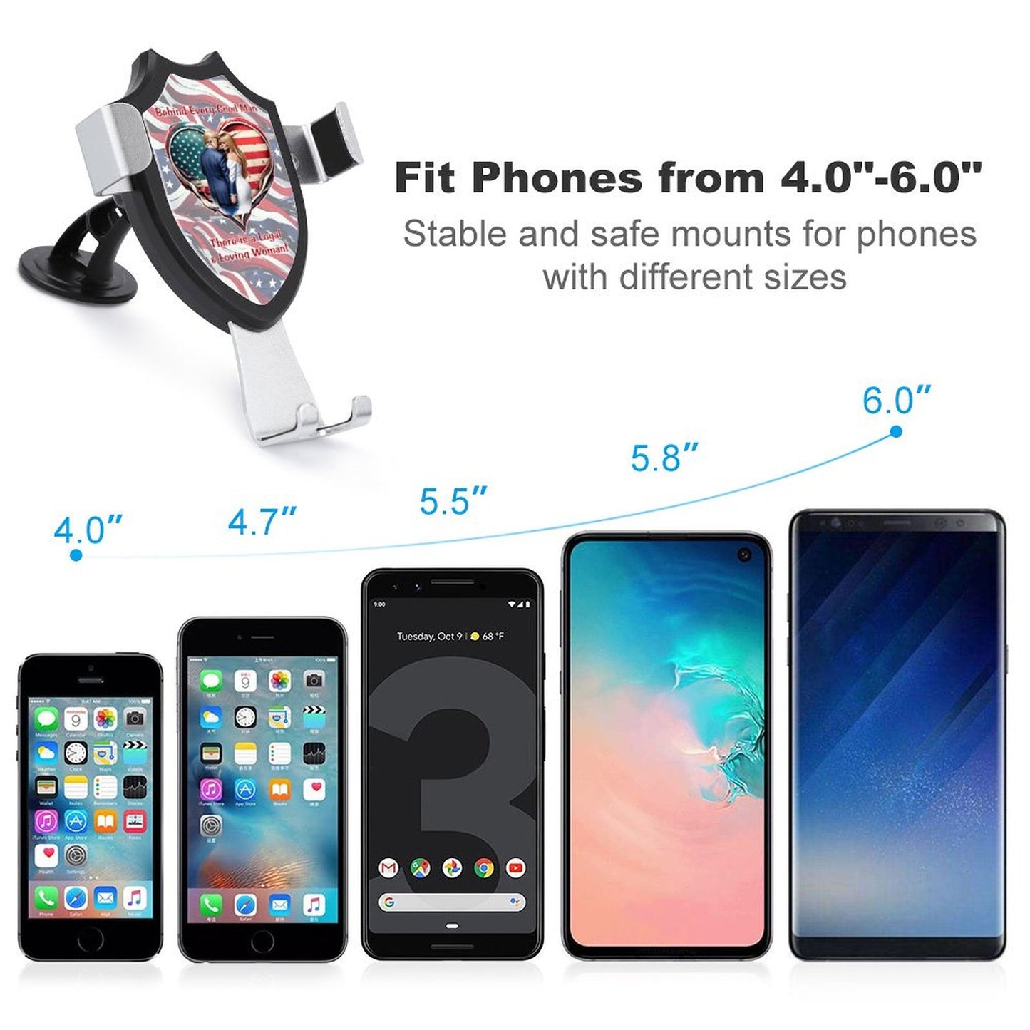 Donald Trump "Behind every good man", Car Mount Mobile Phone Holder