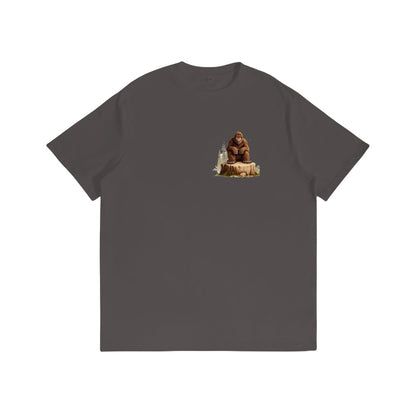 Sarcastic Sasquatch Short Sleeve 100% Cotton T-shirt- Double Sided