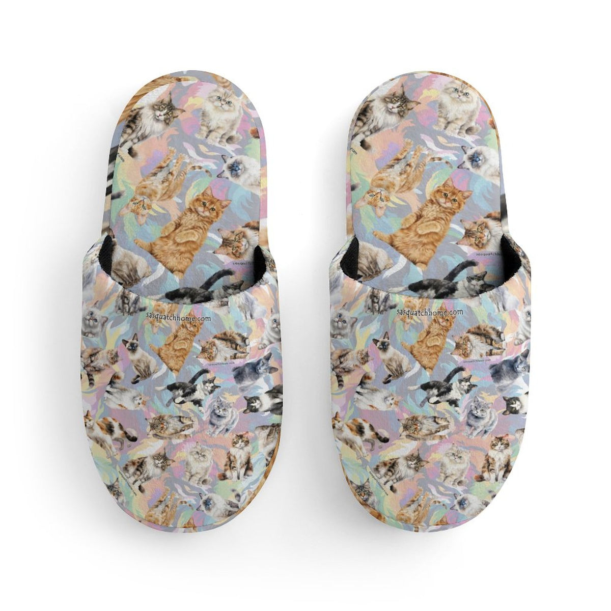 10 Animal Designs, Children's Cotton Flannel Slippers