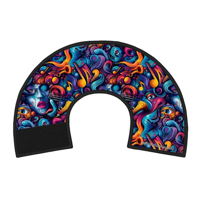 Psychedelic Collage, Pet Elizabethan, Pet Medical Collar