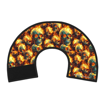 Firey Skulls Pet Elizabethan, Pet Medical Collar