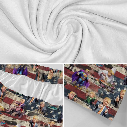 10 Donald Trump Designs, Men’s Polyester, pocketed, pajama Shorts
