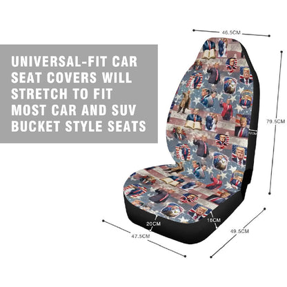 20 Donald Trump Designs, Car Seat Covers Full Set, Trump Seat Covers, trump Car Set, Car Accessory,