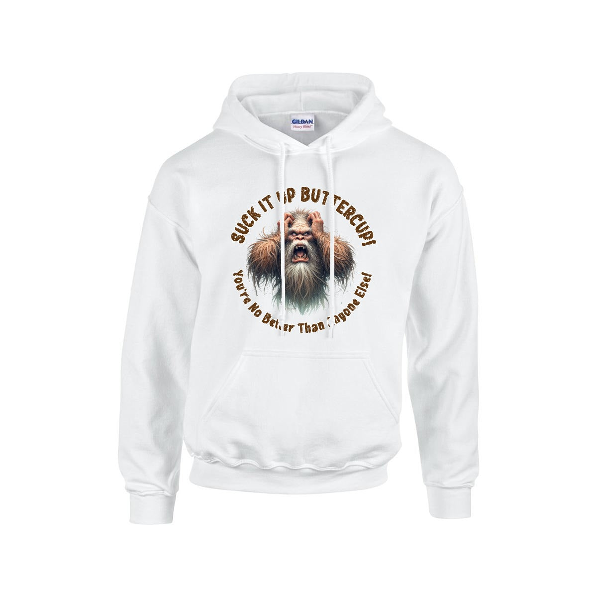 Sasquatch, Bigfoot Design, Gildan 18500 Poly-Cotton Hoodie