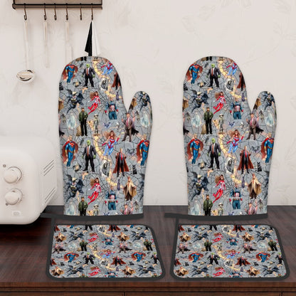 20 Donald Trump Designs, 4 Piece Oven Mitts and Pot Holders Sets