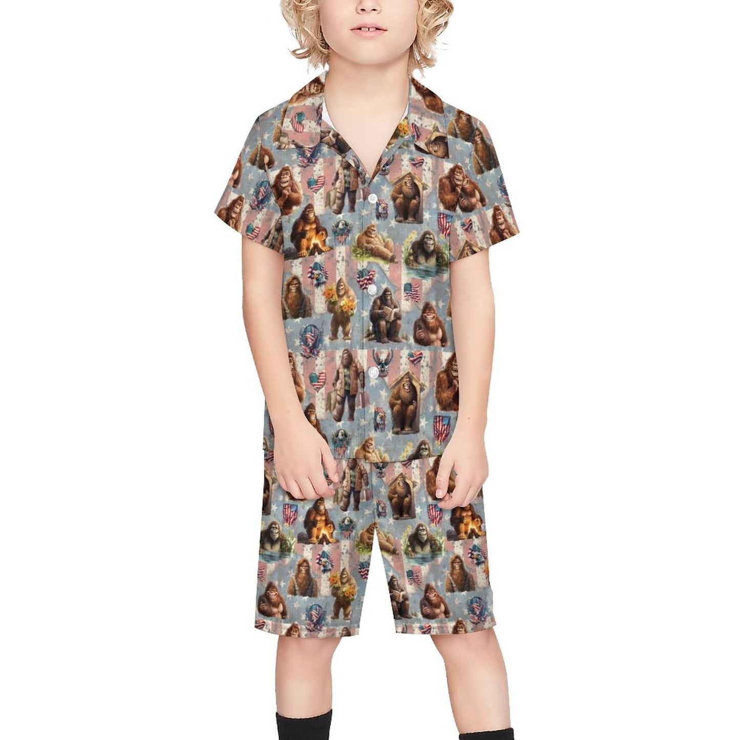 Bigfoot / Sasquatch Children's Casual Beach Outfit