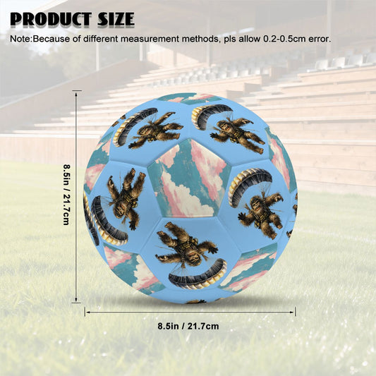 8.5 Inch Training Soccer Ball, Parachute Soldier