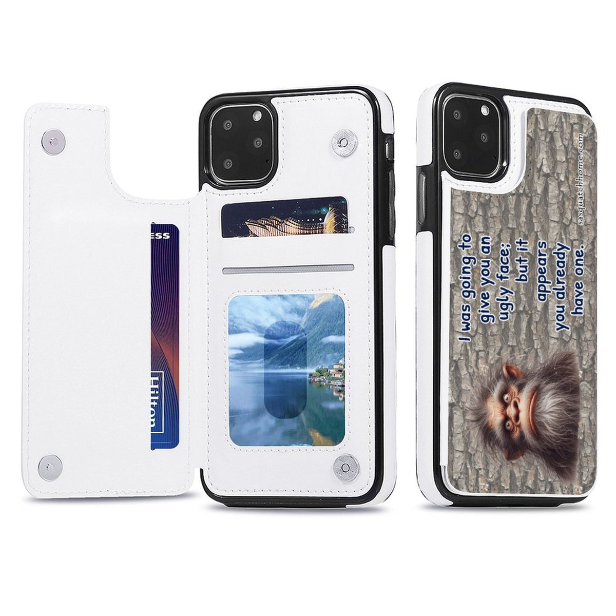 Bigfoot, Sasquatch iPhone 11 Pro Max Wallet Cases