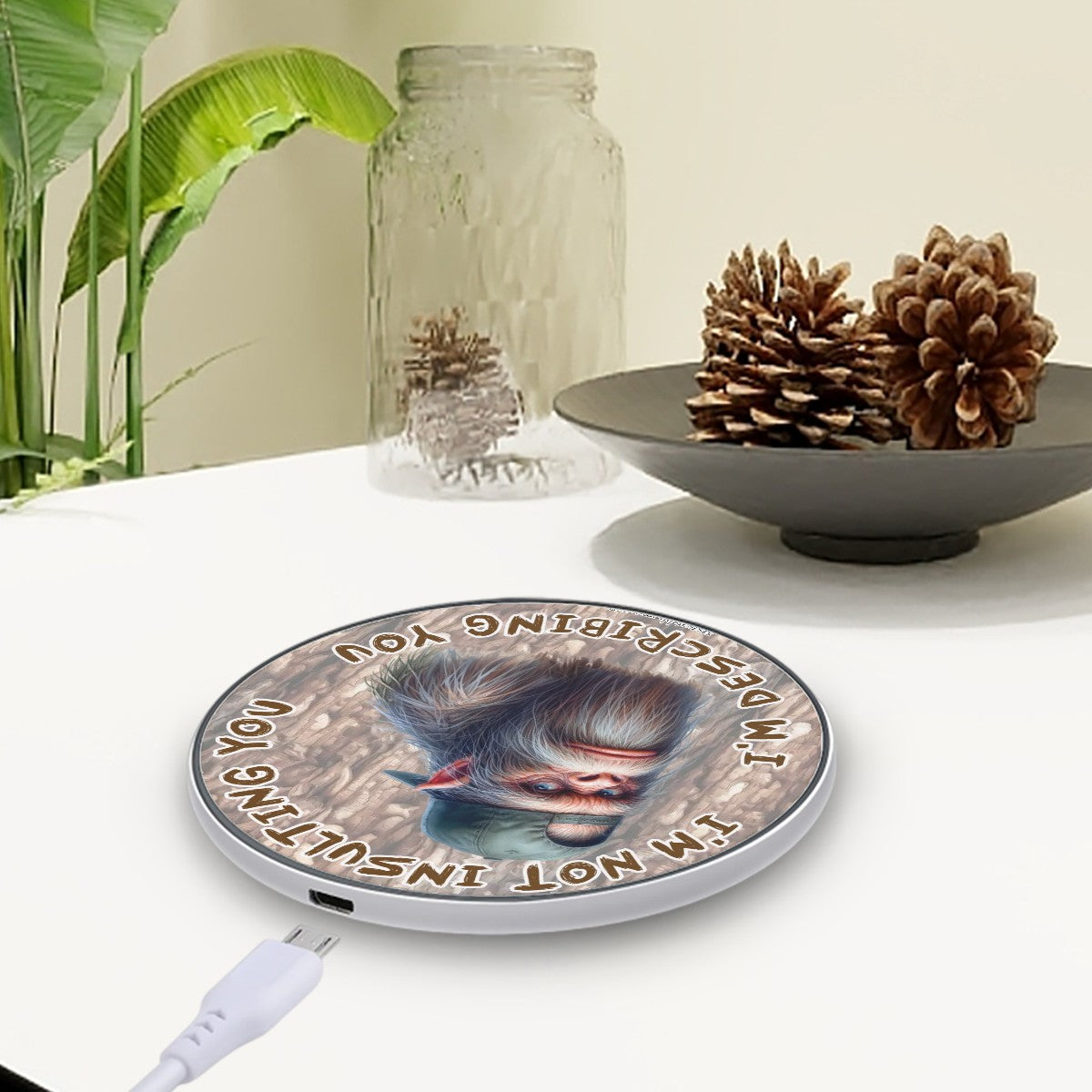 Sasquatch "I'm not judging you", Wireless Charger