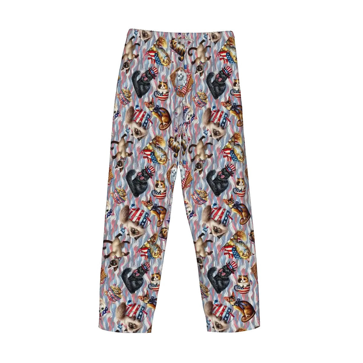 8 Patriotic Designs, Men’s Polyester, Drawstring, Pajama Pants