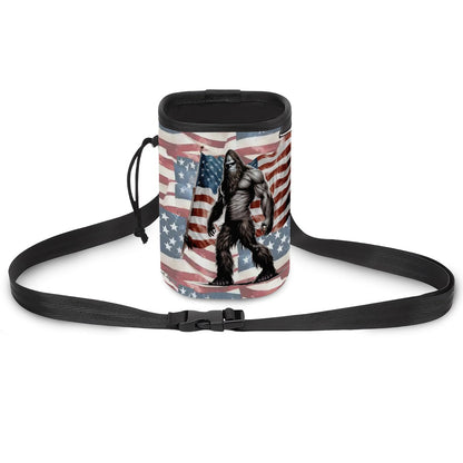 Patriot Sasquatch, Bigfoot Pet Toy & Treat Pouch / Purse