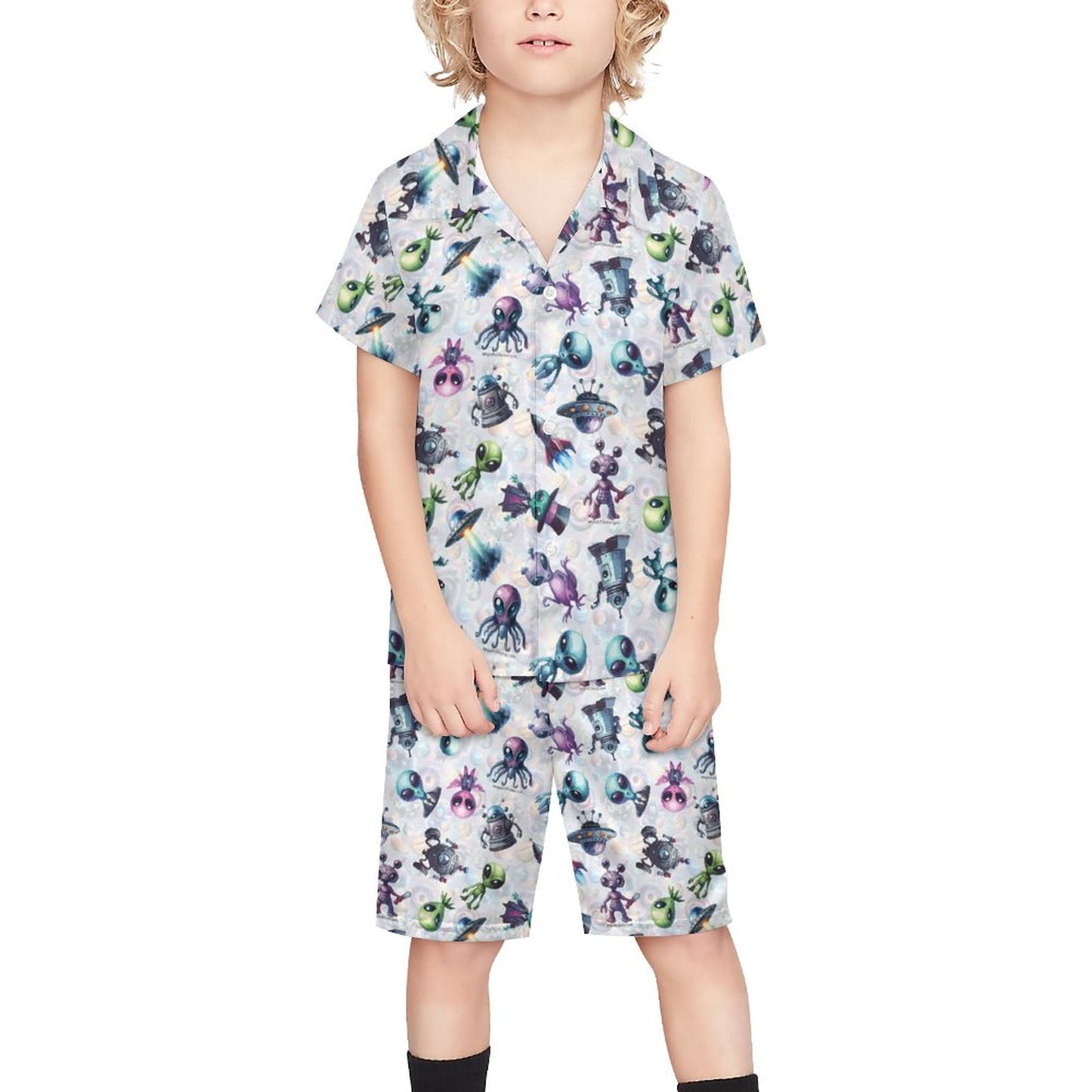 Aliens Children's Casual Beach Outfit