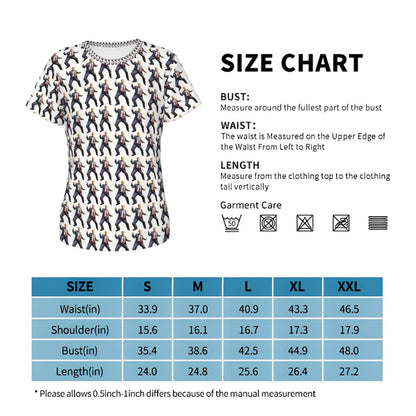 Donald Trump, MAGA, Designs (15) Women’s Polyester Short Sleeve T-Shirt