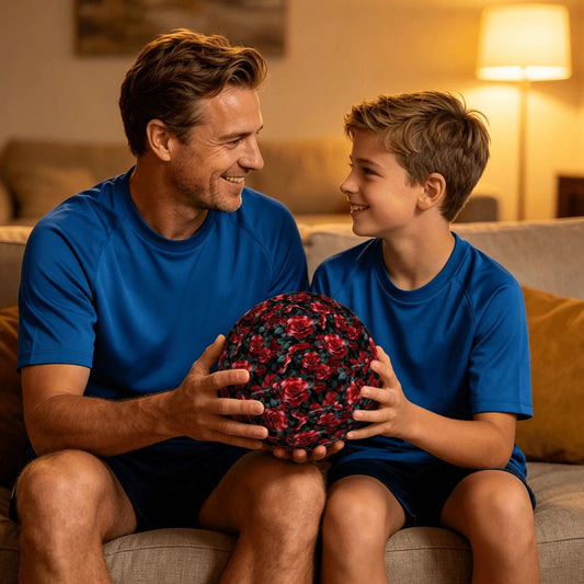 8.5 Inch Training Soccer Ball, 10 Beautiful Flower Designs