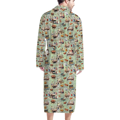 20 Misc Designs,  Themed Polyester Bath Robe