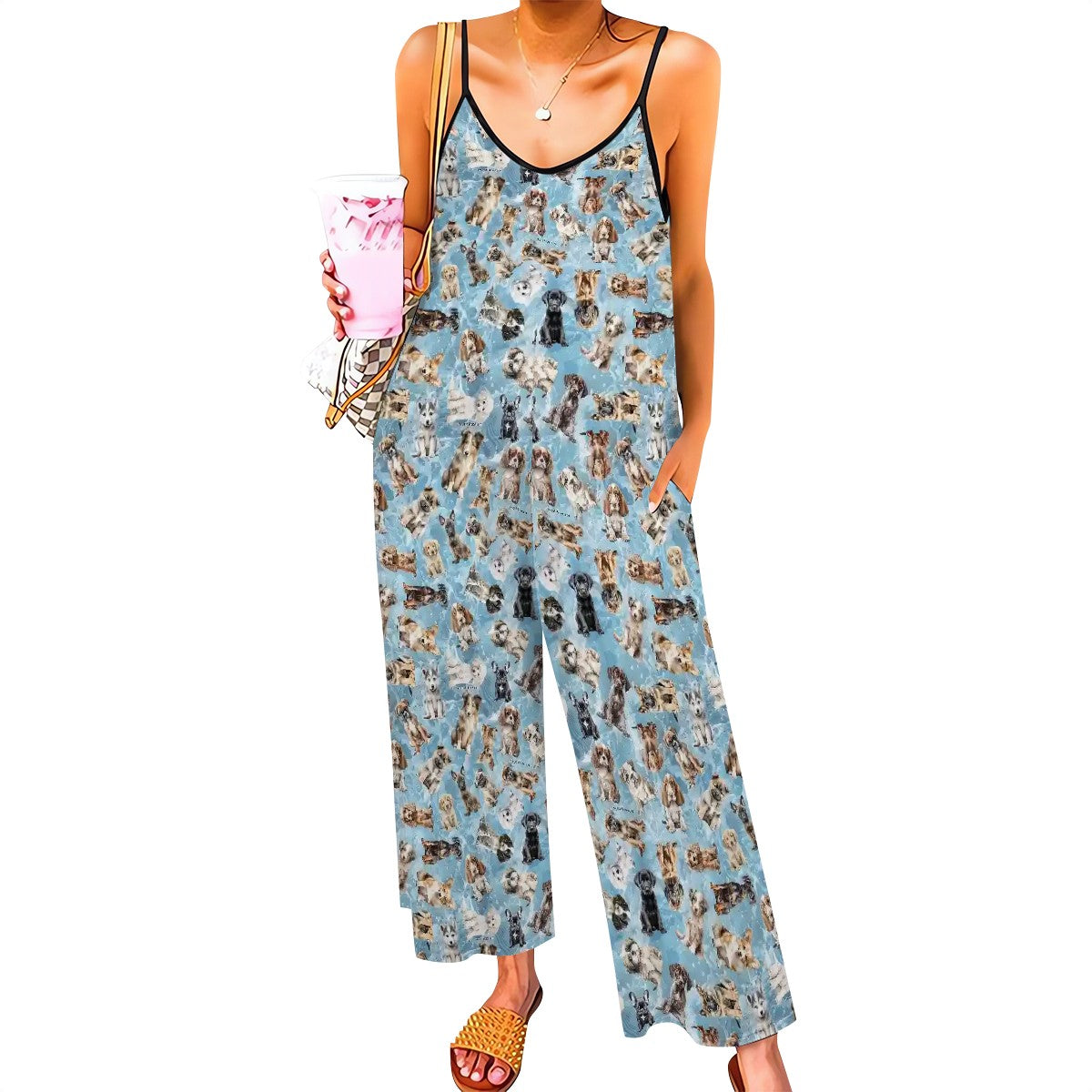 Animal Themed Casual Jumpsuits for Women