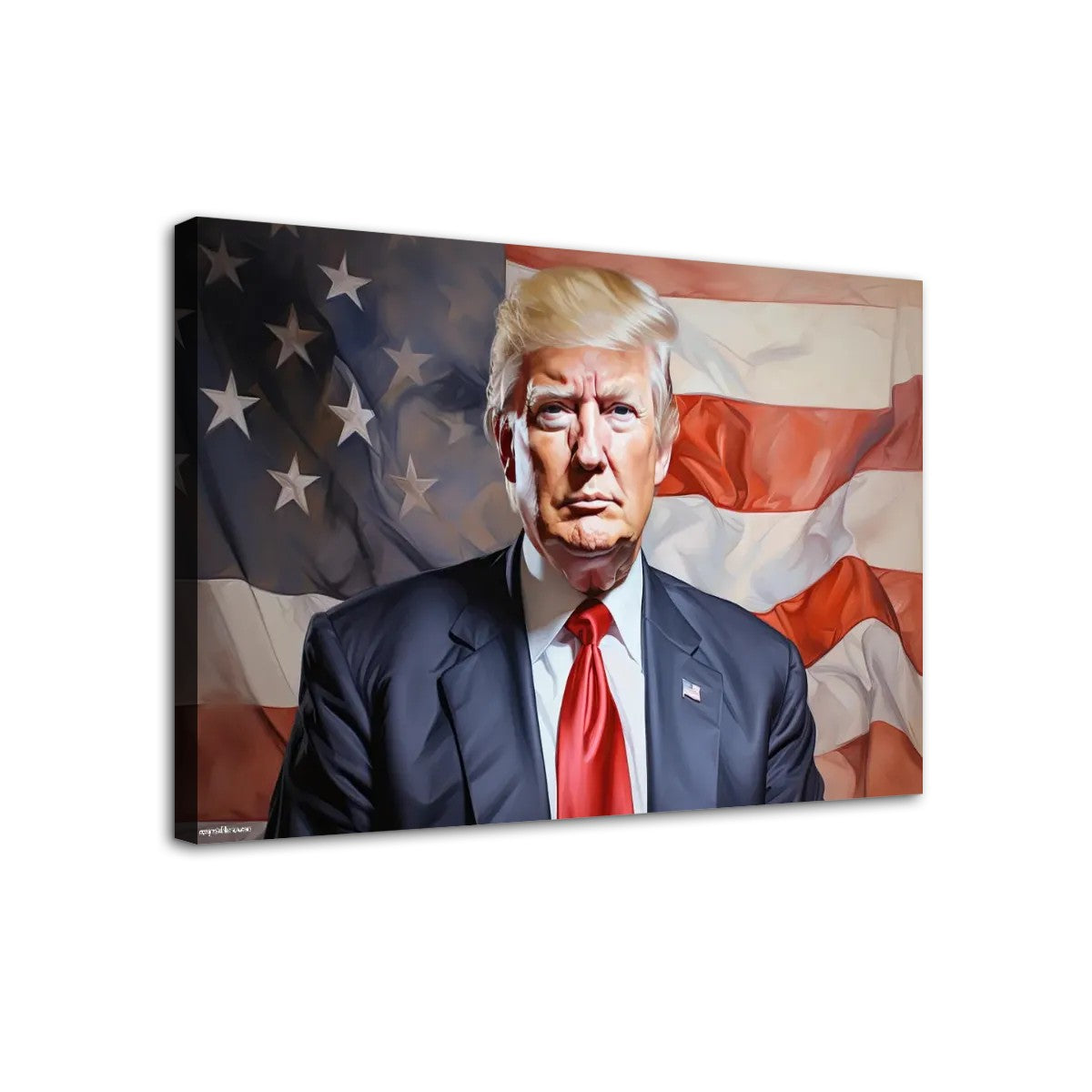 Donald Trump, 32"x20" Canvas Prints Wall Art
