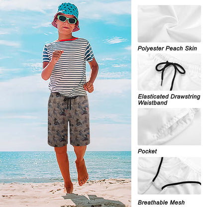 20 Bigfoot, Sasquatch Designs! - Children’s Beach Pants, Swim Shorts