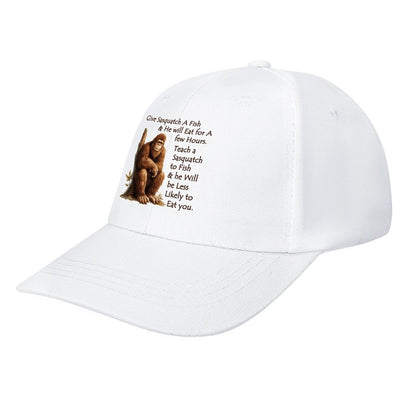Bigfoot, Sasquatch “Give Sasquatch a fish..", Baseball Cap – 8 Colors