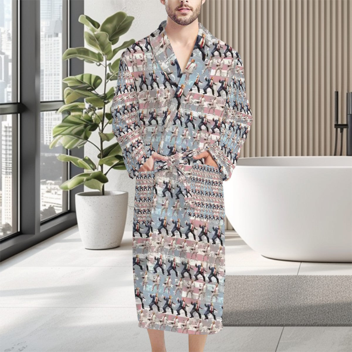 20 Donald Trump Designs,  Polyester Bath Robe