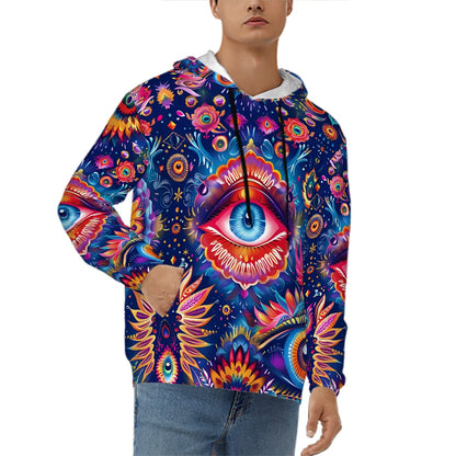 Psychedelic Eyeball Zip Up Hoodie