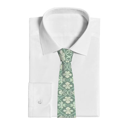 Bigfoot Sasquatch Leprechaun, Silky Polyester Dapper Neck Tie