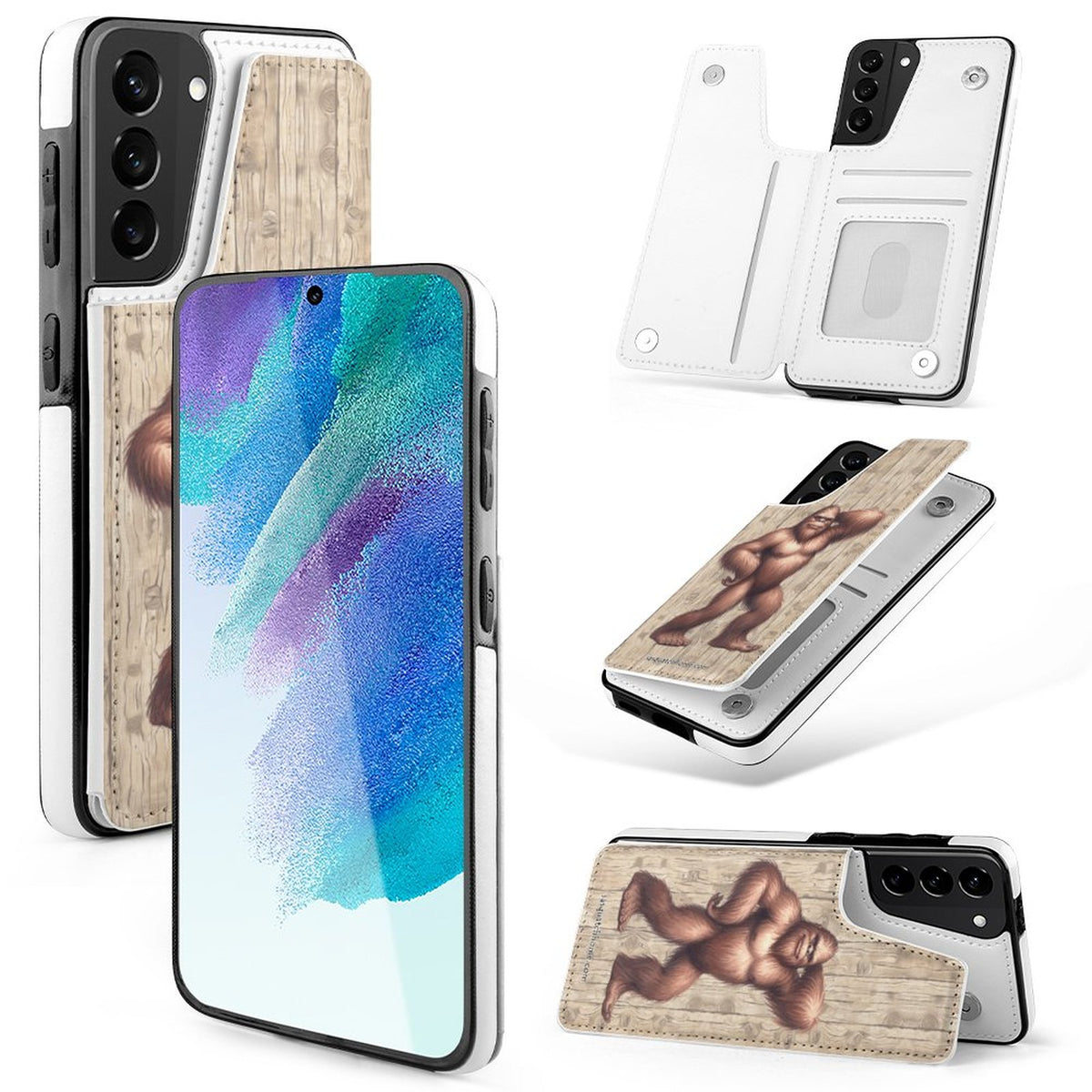 Sexy Sasquatch, Samsung S21 Ultra, Phone Case / Flip Cover Wallet