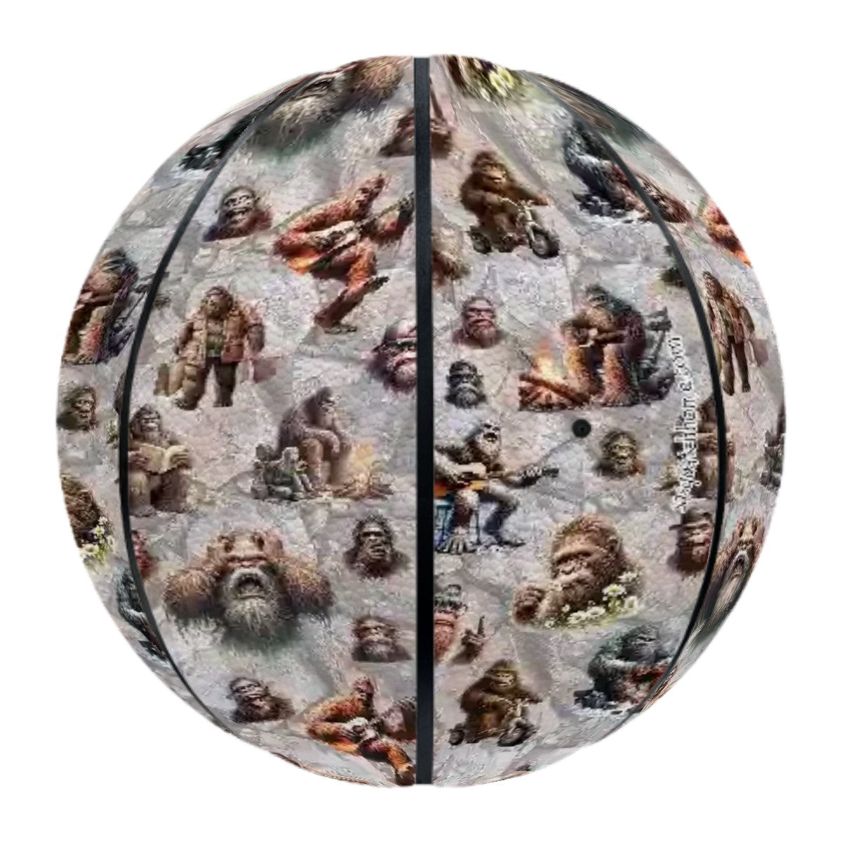 20 Bigfoot & Sasquatch Designs, Leather Specialized Basketballs -