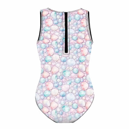 Bigfoot, Sasquatch, Girl, Girls One Piece Swimsuits Customized Services