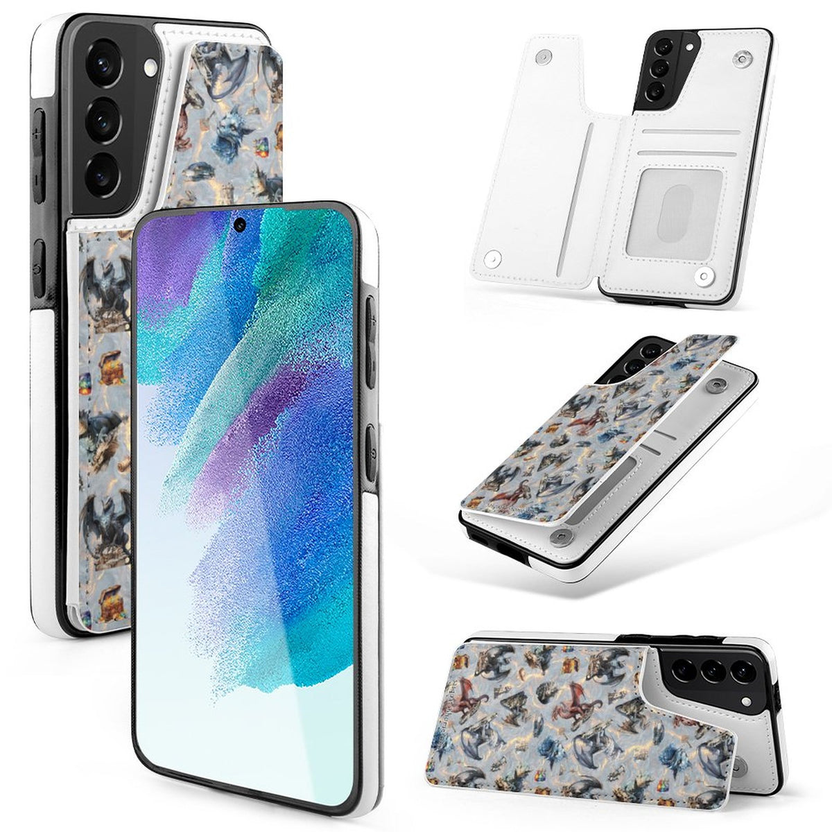Awesome Designs - Samsung  S21 Ultra, Phone Case / Flip Cover Wallet