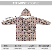 Adult Blanket Hoodie - Bigfoot, Sasquatch hoodie, hoodie