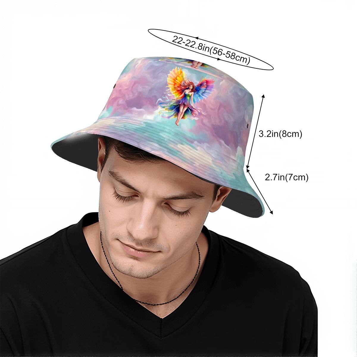 Rainbow Fairy, Adult Bucket Hat