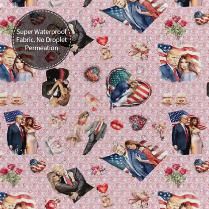 Don & Melania Trump Polyester Shower Curtain  - 60”x72”