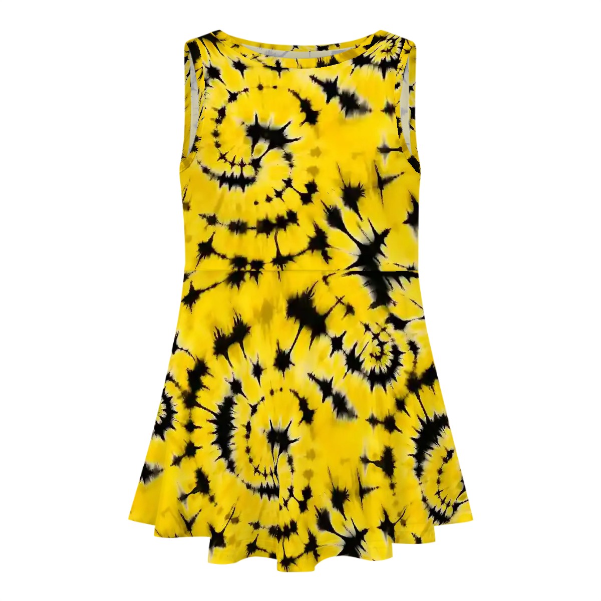10 Tie Dye Designs, Girl’s Sleeveless Dress