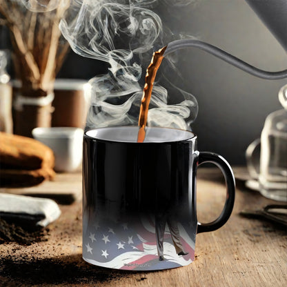 Sarcastic Sasquatch, "Your fired!" Color Changing 11oz Mug, Color Changing 11oz Mug, Coffee Cup