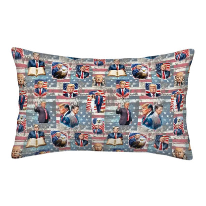 2 Sided Trump Plush Throw Pillow Covers - 20 MAGA Designs