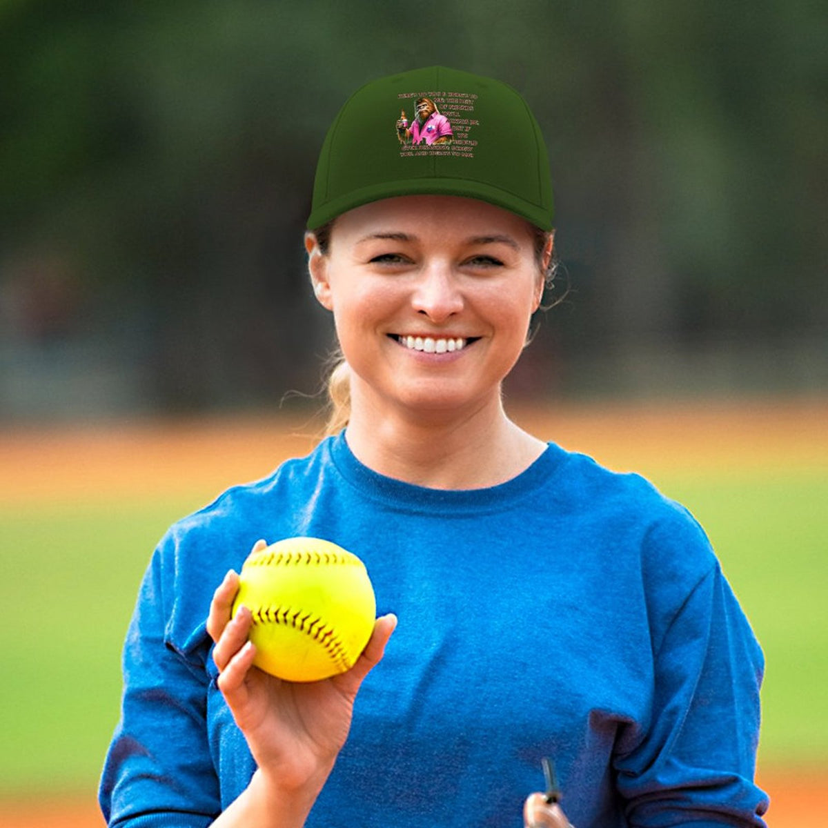 Bigfoot, Sasquatch “Here's to you..", Baseball Cap – 8 Colors
