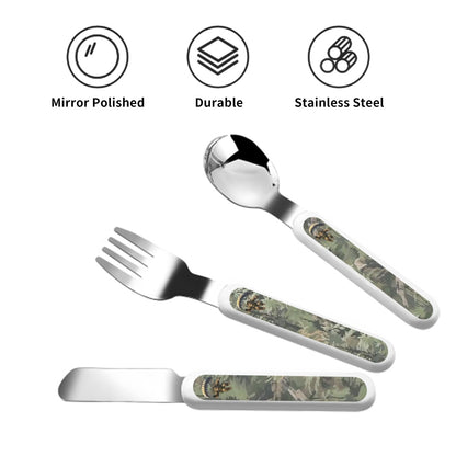 Kids Cutlery Set Straight Handle