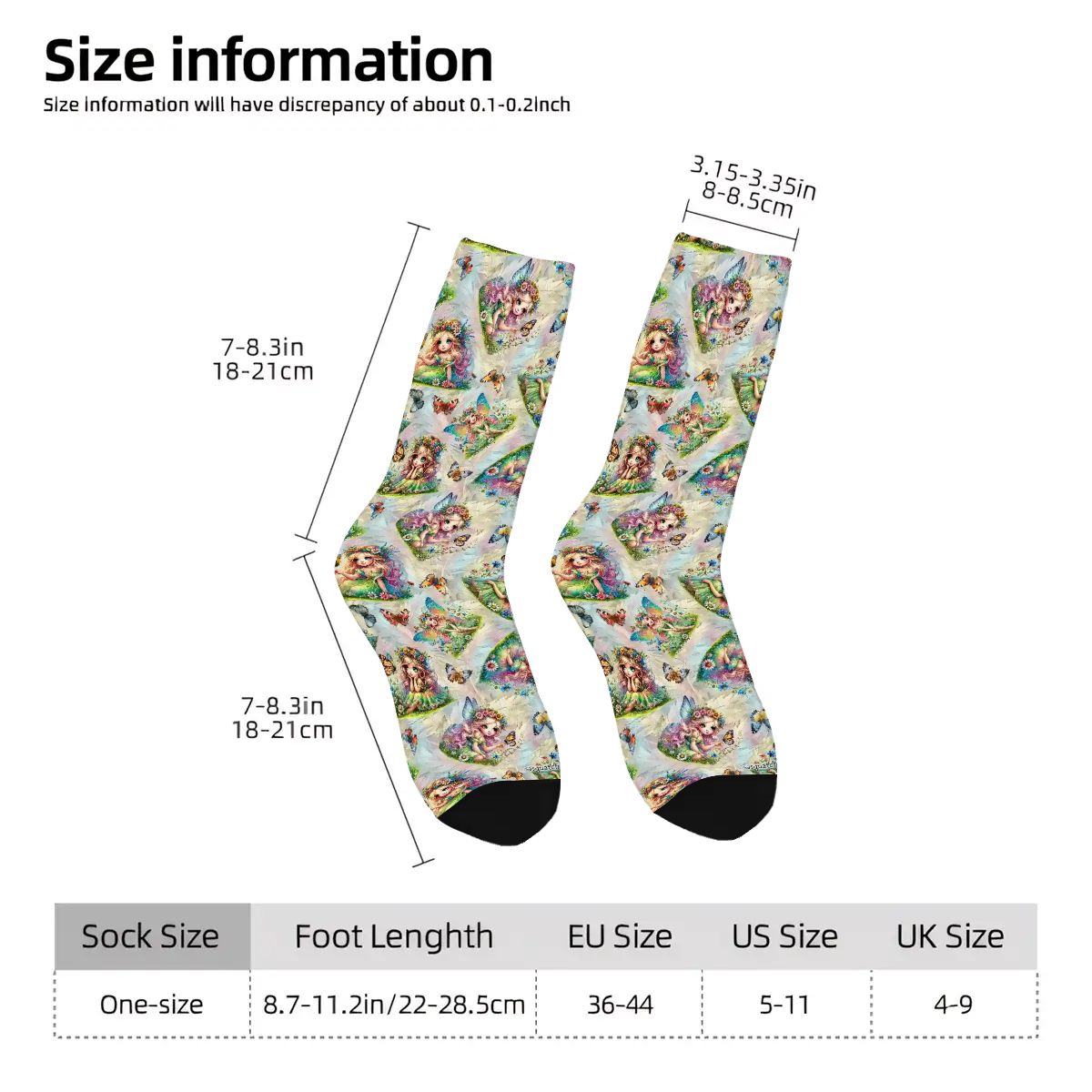 Polyester Crew Socks