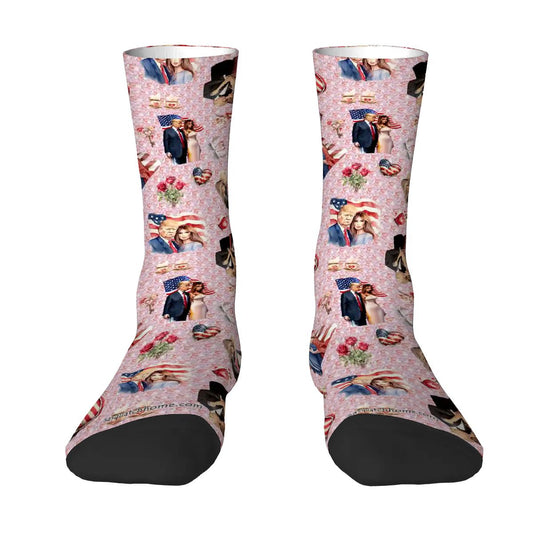 20 Trump Designs, Polyester Crew Socks