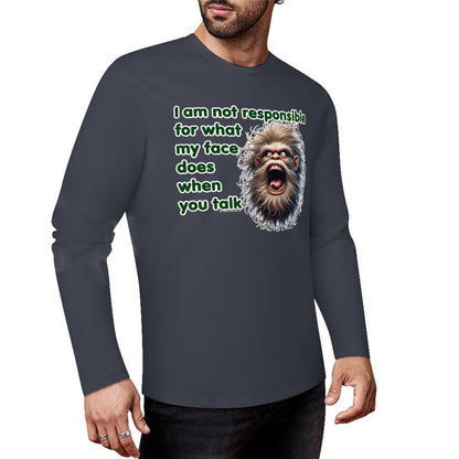 Bigfoot - Sasquatch Cotton Unisex Long Sleeve T-shirt