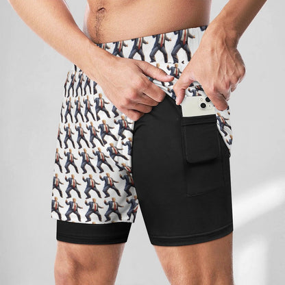 Donald Trump Designs Men Beach Shorts / Swim trunks with 4 Pockets